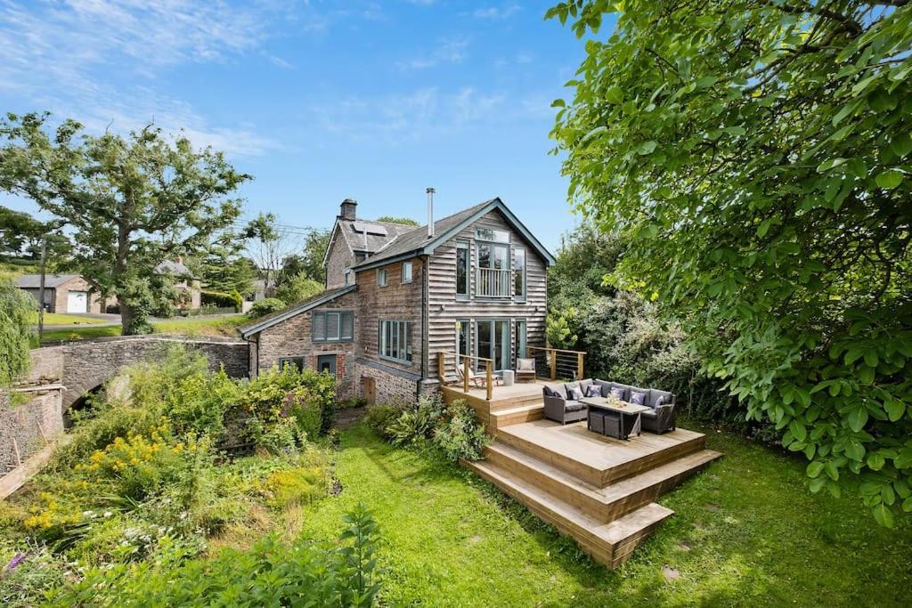 Luxury Cottage Near Hay-On-Wye Llanigon Esterno foto