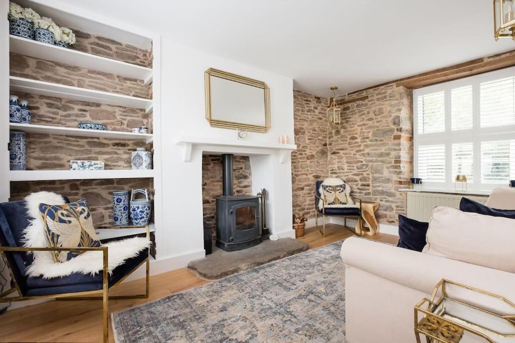 Luxury Cottage Near Hay-On-Wye Llanigon Esterno foto