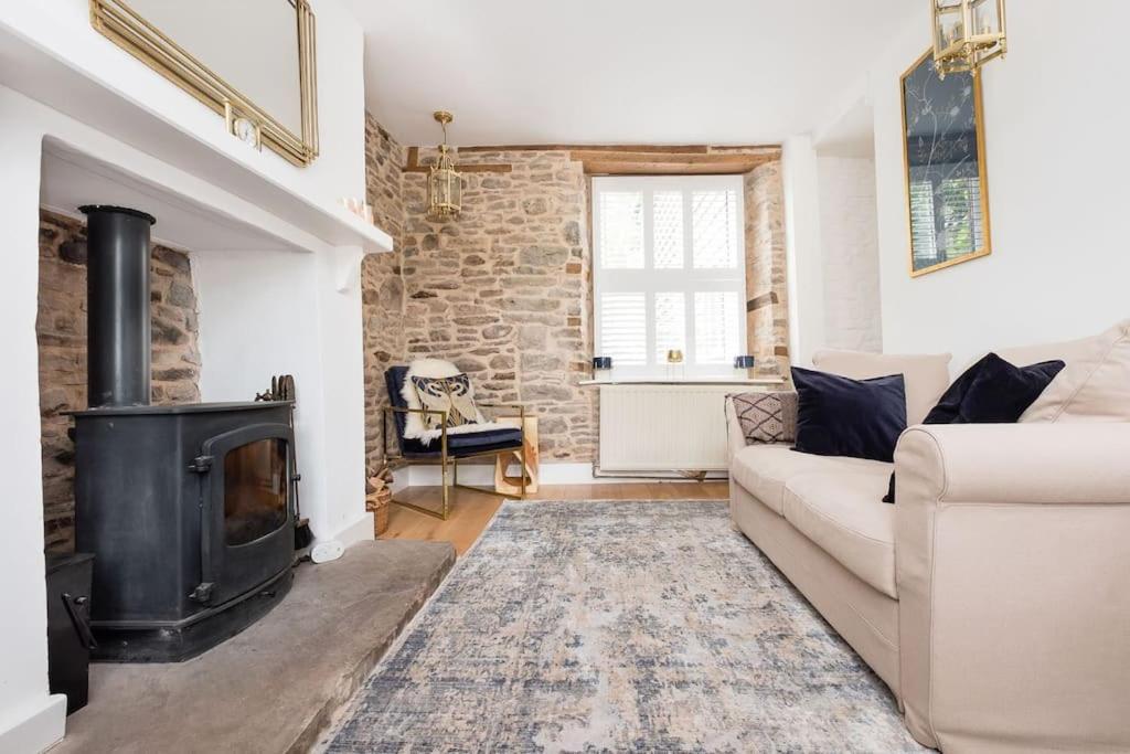Luxury Cottage Near Hay-On-Wye Llanigon Esterno foto